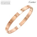 【新品同様】 カルティエ Cartier ラブ ブレス 17 K18 PG ピンクゴールド 750 ブレスレット バングル Love Bracelet【証明書付き】【中古】
