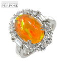 yVidグz O 11 t@CAIp[ 3.711ct _C 1.692ct Pt v`i w yӕʏtz Opal RingyÁz