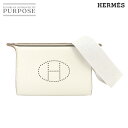  エルメス HERMES ヴィドポッシュ ショルダー バッグ トゴ ニューグリスパール B刻印 シルバー 金具 Videpoches 