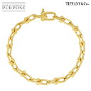  ティファニー TIFFANY&Co. ハードウェア ブレスレット 17.5cm K18 YG イエローゴールド 750 Bracelet