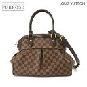 【新品同様】 ルイ ヴィトン LOUIS VUITTON ダミエ トレヴィ PM 2way ハンド ショルダー バッグ エベヌ N51997 Damier Trevi PM 【中古】