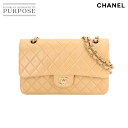 Vl CHANEL }gbZ 25 `F[ V_[ obO U[ x[W A01112 S[h  Be[W Matelasse 25 Bag yÁz