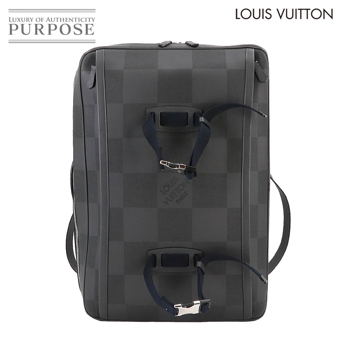 【新品同様】 ルイ ヴィトン LOUIS VUITTON ノマド グランド ダミエ シリウス ア ド 3way ビジネス ショルダー バックパック バッグ レザー グレー M85131 Sirius Bag 【中古】