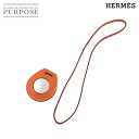 【未使用 展示品】 エルメス HERMES アップル エアタグ バッグ チャーム スイフト オレンジ ゴールド カプシーヌ Z刻印 Apple AirTag 【中古】