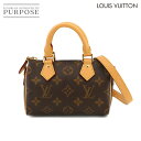 【未使用 展示品】 ルイ ヴィトン LOUIS VUITTON モノグラム ナノ スピーディ 2way ハンド ショルダー バッグ M81085 Nano Speedy 【中古】