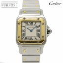 カルティエ Cartier サントスガルベSM コンビ W20012C4 レディース 腕時計 アイボ ...