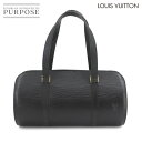 ルイ ヴィトン LOUIS VUITTON エピ スフロ ハンド バッグ レザー ノワール M52222 ゴールド 金具 Soufflot 【中古】