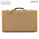 【未使用 展示品】 グッチ GUCCI ディズニー ミッキー ミニGGスプリーム トランクケース ブラウン 602675 ゴールド 金具 Luggage 【中古】