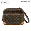 【新品同様】 ルイ ヴィトン LOUIS VUITTON モノグラム ナイル ショルダー バッグ ブラウン M45244 ゴールド 金具 Monogram Nile 【中古】