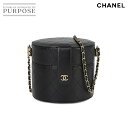 【未使用 展示品】 シャネル CHANEL マトラッセ バニティ チェーン ショルダー バッグ レザー ブラック AP1616 Matelasse Vanity Bag 【中古】