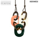 【新品同様】 エルメス HERMES カランバ ネックレス バッファローホーン マルチカラー アクセサリー Karamba Necklace 【中古】