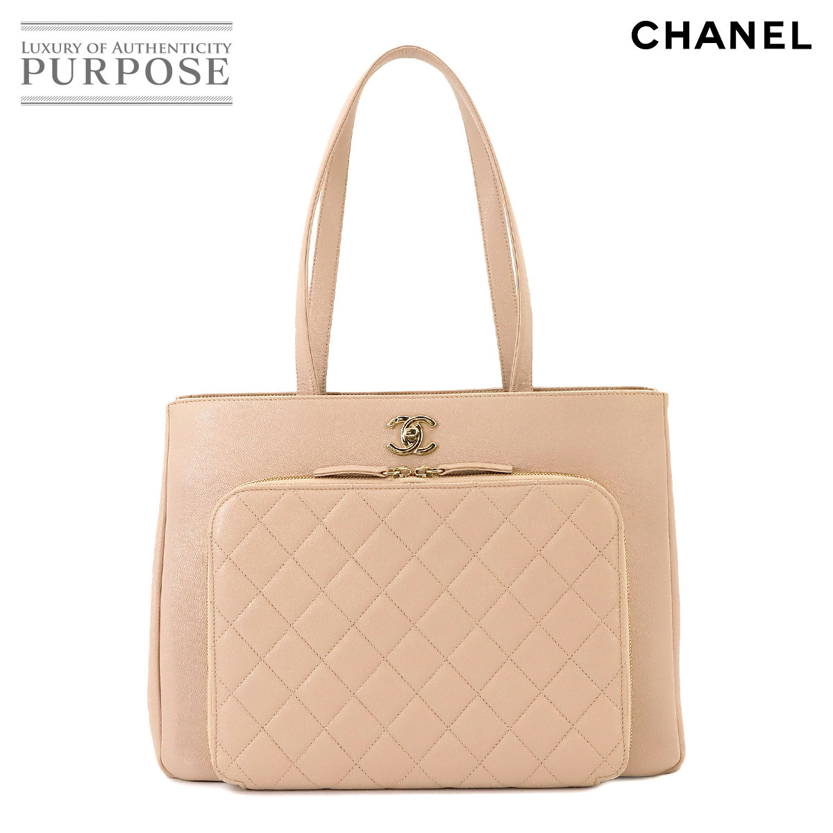 ͥ CHANEL ޥȥå ȡ Хå ӥ 쥶 ١   Matelasse Tote Bag ...