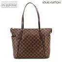 【未使用 展示品】 ルイ ヴィトン LOUIS VUITTON ダミエ トータリー MM トート バッグ エベヌ ブラウン N41281 Totally 【中古】