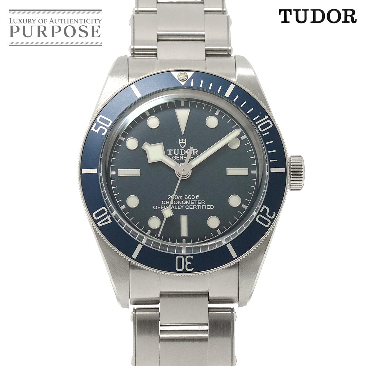 チューダー チュードル TUDOR ブラックベイ フィフティエイト 79030B メンズ 腕時計 ブルー オートマ 自動巻き ウォッチ Black Bay Fifty Eight 【中古】