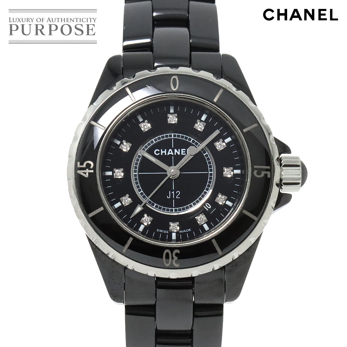 Vl CHANEL J12 33mm H1625 fB[X rv 12P _C fCg ubN Z~bN NH[c EHb`   