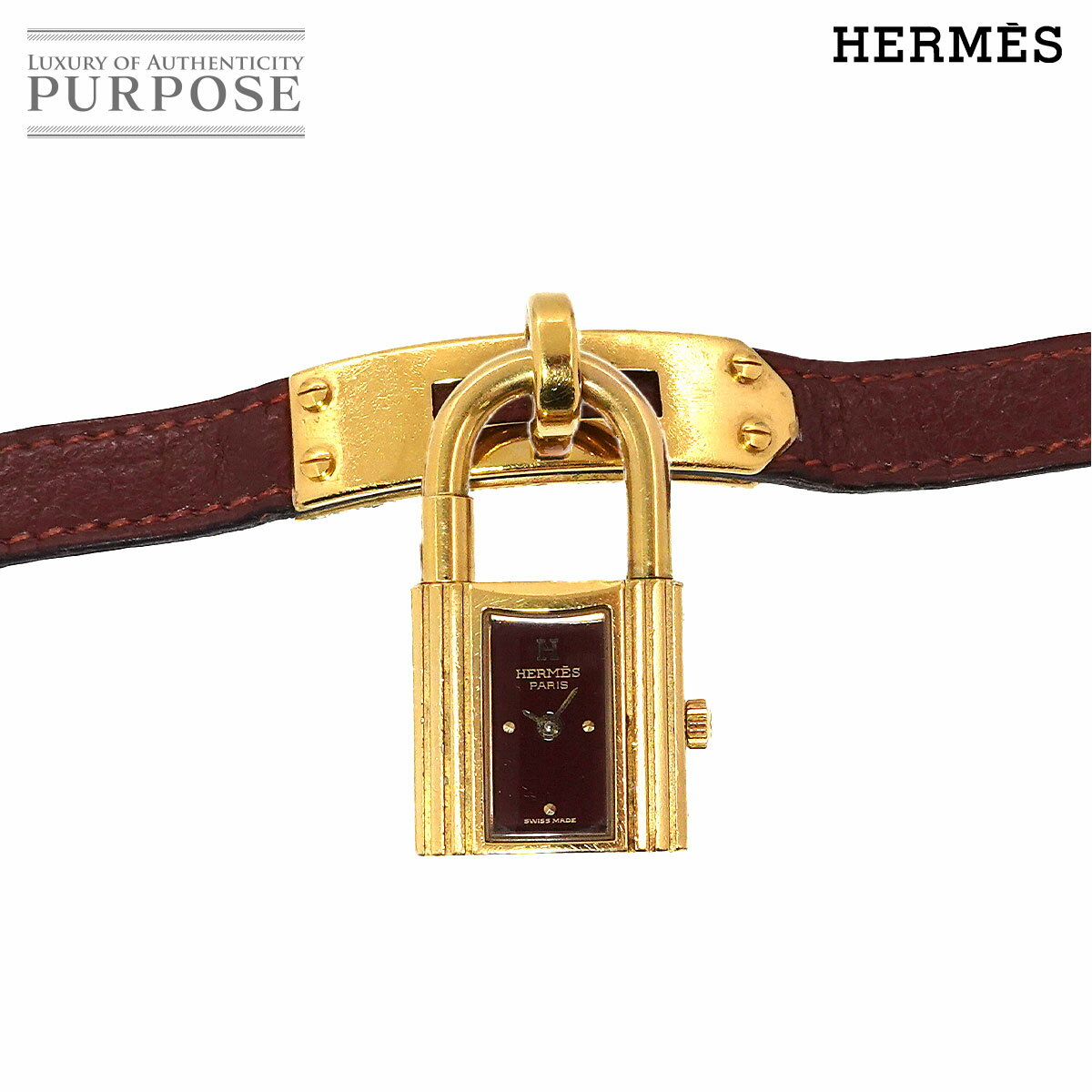 ᥹ HERMES ꡼å ơ ǥ ӻ 磻å  å ǥ Kelly Watch ...