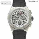 ゼニス ZENITH デファイ エル プリメロ 21 日本限定モデル 95 9003 9004 クロノグラフ メンズ 腕時計 チタン スケルトン パワーリザーブ オートマ 自動巻き ウォッチ Defy 【中古】