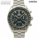 【新品同様】 オメガ OMEGA スピードマスター スーパーレーシング 329 30 44 51 01 003 クロノグラフ メンズ 腕時計 デイト ブラック オートマ 自動巻き Speedmaster 【中古】