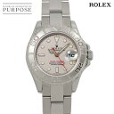 【新品仕上げ 済み】 ロレックス ROLEX ヨットマスター ロレジウム 169622 A番 レディース 腕時計 デイト PT オートマ 自動巻き ウォッチ Yacht Master Rolesium 【中古】