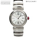 ブルガリ BVLGARI ルチェア LU28S レディース 腕時計 デイト シルバー クォーツ ウォッチ Lucea 【中古】