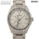 グランドセイコー GRAND SEIKO エボリューション 9 スプリングドライブ GMT マスターショップ限定 SBGE285 メンズ 腕時計 9R66-0BJ0 デイト シルバー 自動巻き Spring Drive 【中古】