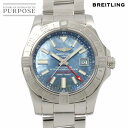 ブライトリング BREITLING アベンジャー2 GMT A32390 日本限定 メンズ 腕時計 デイト ブルーシェル オートマ 自動巻き ウォッチ Avenger2 【中古】