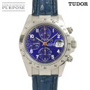 チューダー チュードル TUDOR クロノタイム タイガー プリンスデイト 79280P メンズ 腕時計 ブルー オートマ 自動巻き ウォッチ Chrono t...