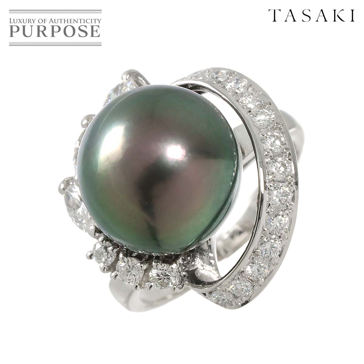 楽天市場】tasaki pt900 黒蝶真珠 リングの通販 楽天市場】tasaki pt900 黒蝶真珠 リングの通販