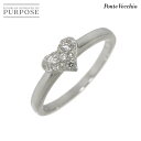 【新品同様】 ポンテヴェキオ Ponte Vecchio 8.5号 リング ダイヤ 0.17ct K18 WG ホワイトゴールド 750 指輪 ハート Diamond Ring【中古】(4)