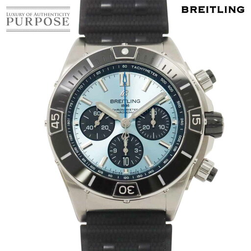 ブライトリング BREITLING スーパー クロノマット B01 44 クロノグラフ PB0136 メンズ 腕時計 デイト アイスブルー 自動巻き Chronomat 【中古】 ブライトリング BREITLING スーパー クロノマット B01 44 クロノグラフ PB0136 メンズ 腕時計 デイト アイスブルー 自動巻き Chronomat 【中古】