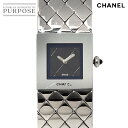 シャネル CHANEL マトラッセ H0009 ヴィンテージ レディース 腕時計 ブラック クォーツ ウォッチ Matelasse 【中古】