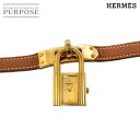 エルメス HERMES ケリーウォッチ ヴィンテージ レディース 腕時計 ゴールド ブラウン クォーツ ウォッチ カデナ Kelly Watch 【中古】