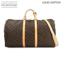 【新品同様】 ルイ ヴィトン LOUIS VUITTON モノグラム キーポル バンドリエール 55 2way ボストン ショルダー バッグ M41414 Ke...