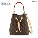 【未使用 展示品】 ルイ ヴィトン LOUIS VUITTON モノグラム ネオノエ BB 2way ハンド ショルダー バッグ ブラウン M46581 RFI...