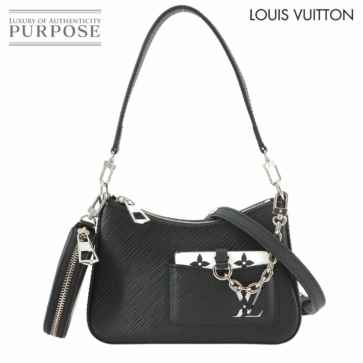 【新品同様】 ルイ ヴィトン LOUIS VUITTON エピ マレリーニ 2way ハンド ショルダー バッグ レザー ノワール M20998 RFID シルバー 金具 Epi Malerini 【中古】のサムネイル