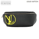 ルイ ヴィトン LOUIS VUITTON エピ LV サークル バムバッグ ボディ バッグ レザー ノワール M55131 シルバー 金具 Epi BumBa...