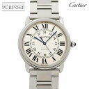 カルティエ Cartier ロンドソロ ドゥ カルティエ MM WSRN0012 ボーイズ 腕時計 シルバー 自動巻き ウォッチ Rondesolo De Cartier 【中古】