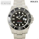 【新品仕上げ 済み】 ロレックス ROLEX シードゥエラー 126600 ランダム ルーレット メンズ 腕時計 デイト ブラック オートマ 自動巻き ウォッチ Sea-Dweller 【中古】