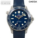 オメガ OMEGA シーマスター コーアクシャル マスタークロノメーター 210 32 42 20 03 001 メンズ 腕時計 デイト ブルー オートマ 自動巻き ウォッチ Seamaster 【中古】
