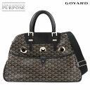 【新品同様】 ゴヤール GOYARD サックシアンユロ PM ボストン 2way ハンド ショルダー バッグ ペットキャリー ヘリンボーン PVC レザー ブラ...