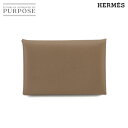 【未使用 展示品】 エルメス HERMES カルヴィ カードケース 名刺入れ エプソン エトゥープ C刻印 Calvi Card Case 【中古】
