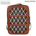【未使用 展示品】 ルイ ヴィトン LOUIS VUITTON NBA モノグラム シューズ ボックス バックパック ブラウン M45784 RFID ゴールド 金具 Shoes Box 【中古】