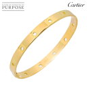 【新品同様】 カルティエ Cartier ブレスレット 16cm K18 YG イエローゴールド 750 バングル Bracelet【中古】