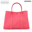 【未使用 展示品】 エルメス HERMES ガーデンパーティ PM トート バッグ エプソン ローズアザレ A刻印 Garden Party PM 【中古】