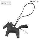 【新品 未使用】 エルメス HERMES ロデオ PM タッチ バッグチャーム アニューミロ アリゲーター ソーブラック Y刻印 Rodeo Bag Charm...