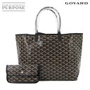 【新品 未使用】 ゴヤール GOYARD サンルイ PM トート バッグ PVC レザー ヘリンボーン ブラック シルバー 金具 Saint Louis PM ...