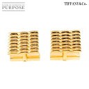 【新品同様】 ティファニー TIFFANY&CO. カフス K14 YG イエローゴールド 585 cuff links【中古】