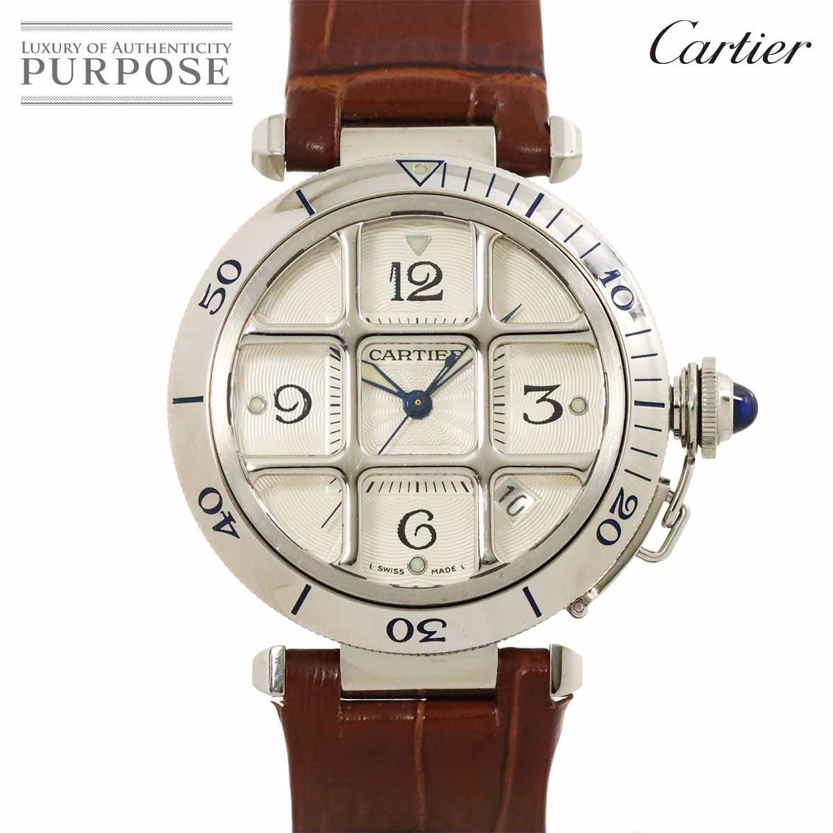 【未使用品】 楽天市場】カルティエ グリッド(シリーズパシャ パシャ パシャ38mm