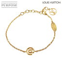 【新品同様】 ルイ ヴィトン LOUIS VUITTON LV & ME ブレスレット ゴールド M62351 アットマーク アクセサリー LV & ME Bracelet 【中古】(4)