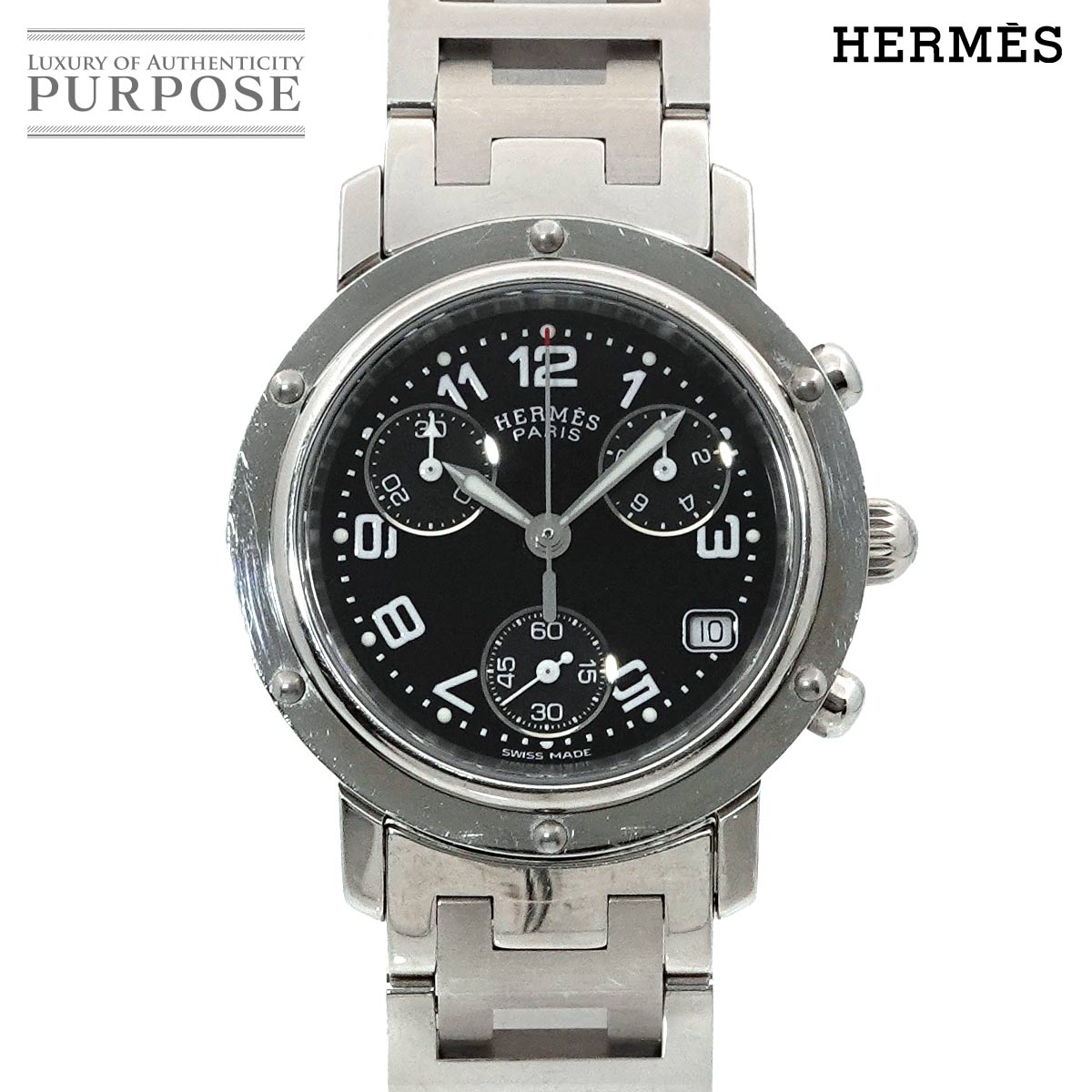 楽天市場】エルメス hermes クリッパー クロノグラフ cl1 310の通販 楽天市場】エルメス hermes クリッパー クロノグラフ cl1 310の通販
